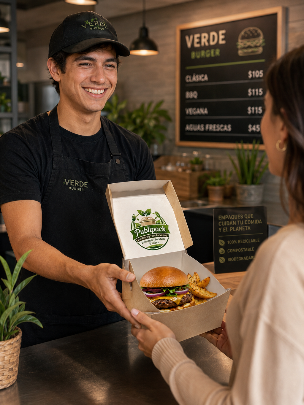 Caja Hamburguesa Delivery