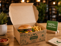 Caja - Hamburguesa y papas
