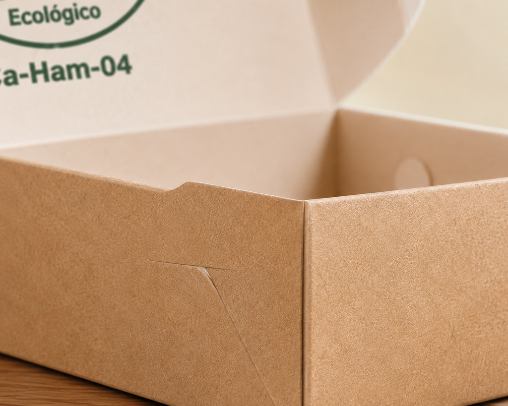 Caja - Hamburguesa y papas