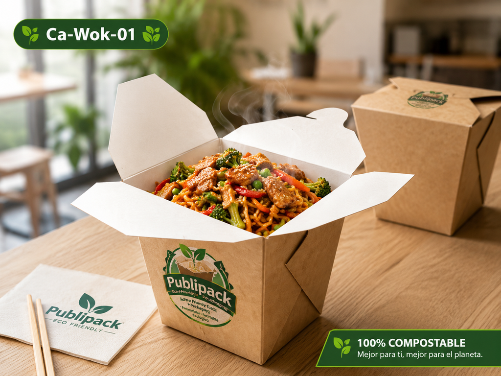 Caja Wok 26 Oz
