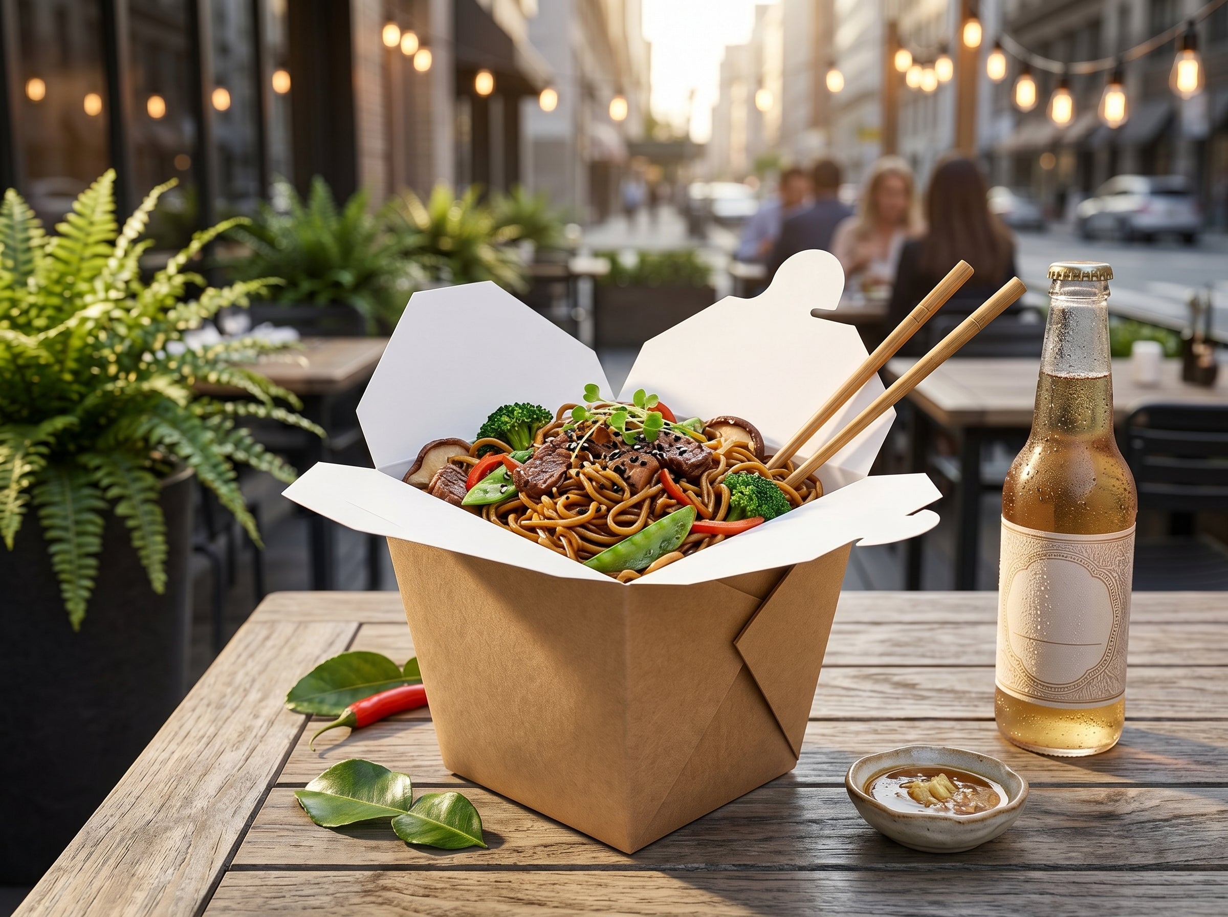 Caja Wok 30 Oz