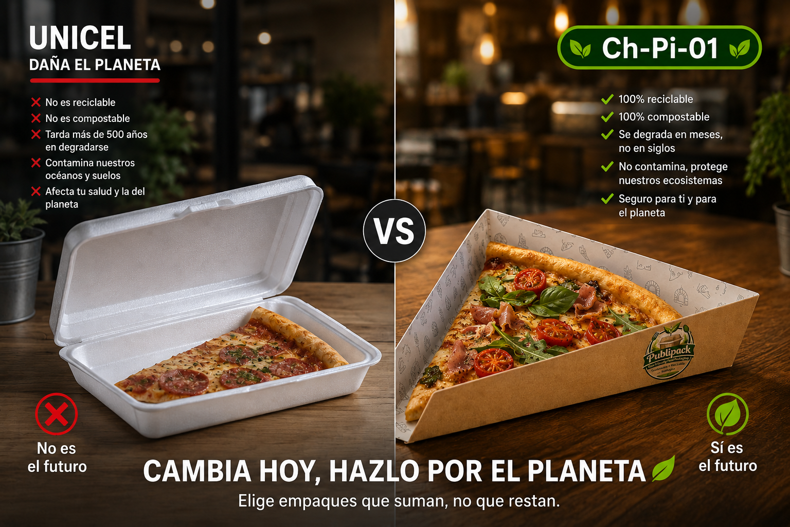 Charola pizza individual